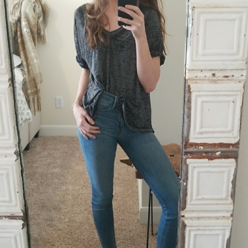 Free People Burn out Tee